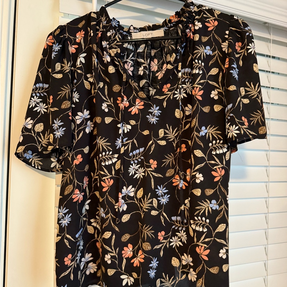 Loft Floral Top in XS